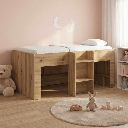 Letto Alto per Bambini Rovere Artigianale 163 x 101,1 x 68,5 cm | homemem39