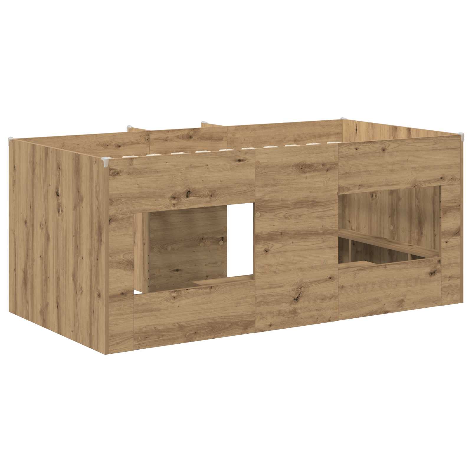 Letto Alto per Bambini Rovere Artigianale 163 x 101,1 x 68,5 cm | homemem39
