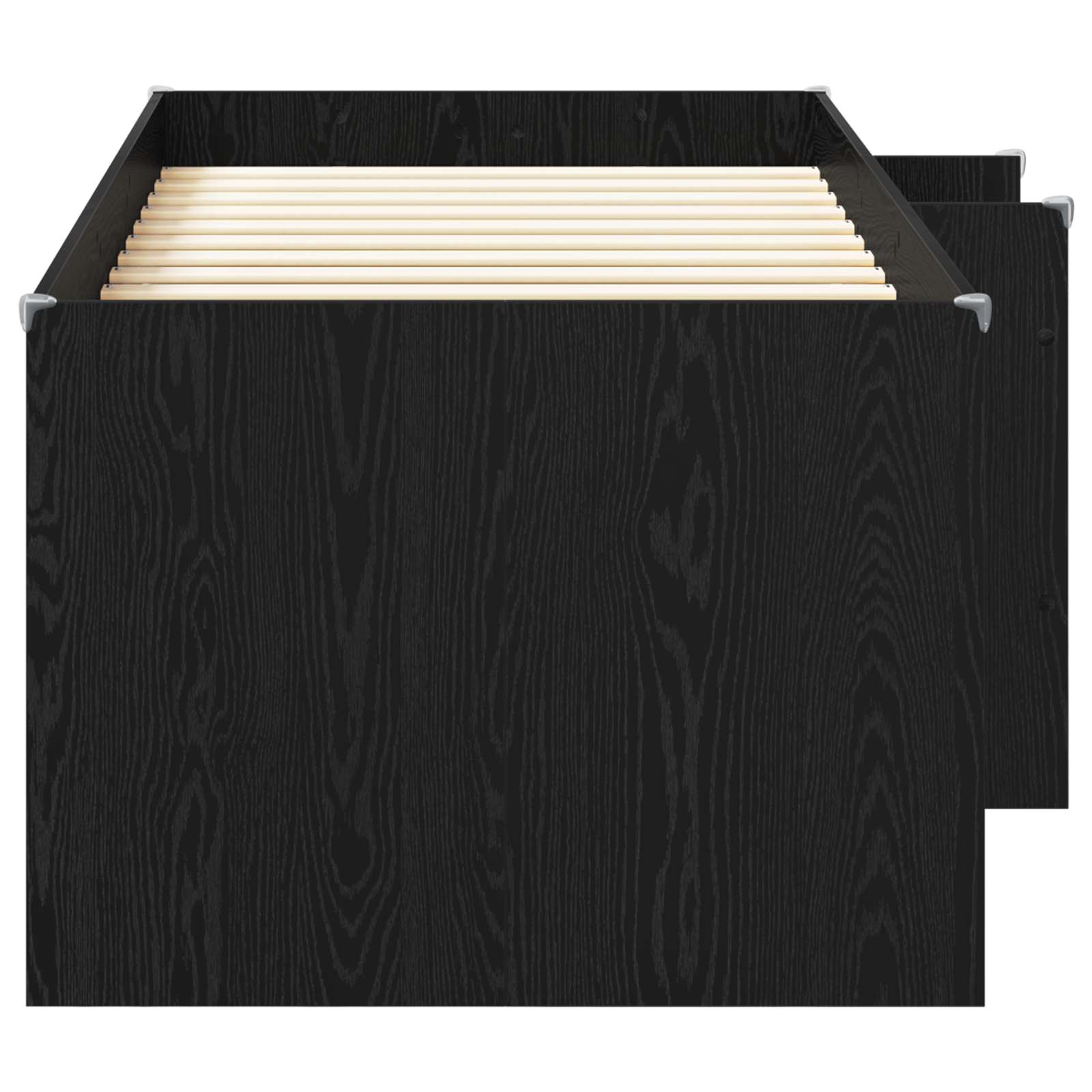 Letto Alto per Bambini Rovere Nero 193 x 96,1 x 68,5 cm | homemem39