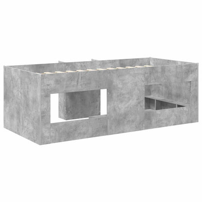 Letto Alto per Bambini Calcestruzzo 193 x 96,1 x 68,5 cm | homemem39