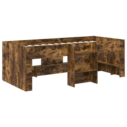 Letto Alto per Bambini Rovere Fumo 193 x 96,1 x 68,5 cm | homemem39