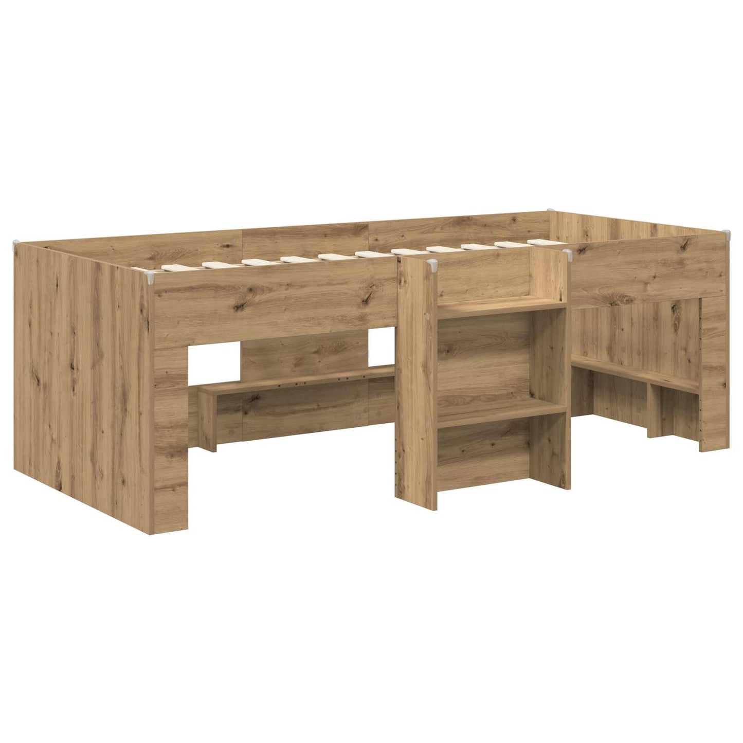 Letto Alto per Bambini Rovere Artigianale 193 x 96,1 x 68,5 cm | homemem39