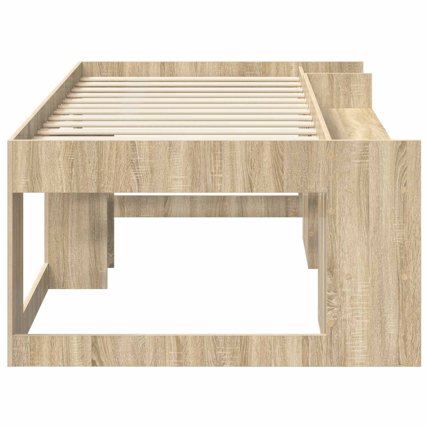 Telaio del letto con storage Rovere Sonoma 90 x 200 cm | homemem39