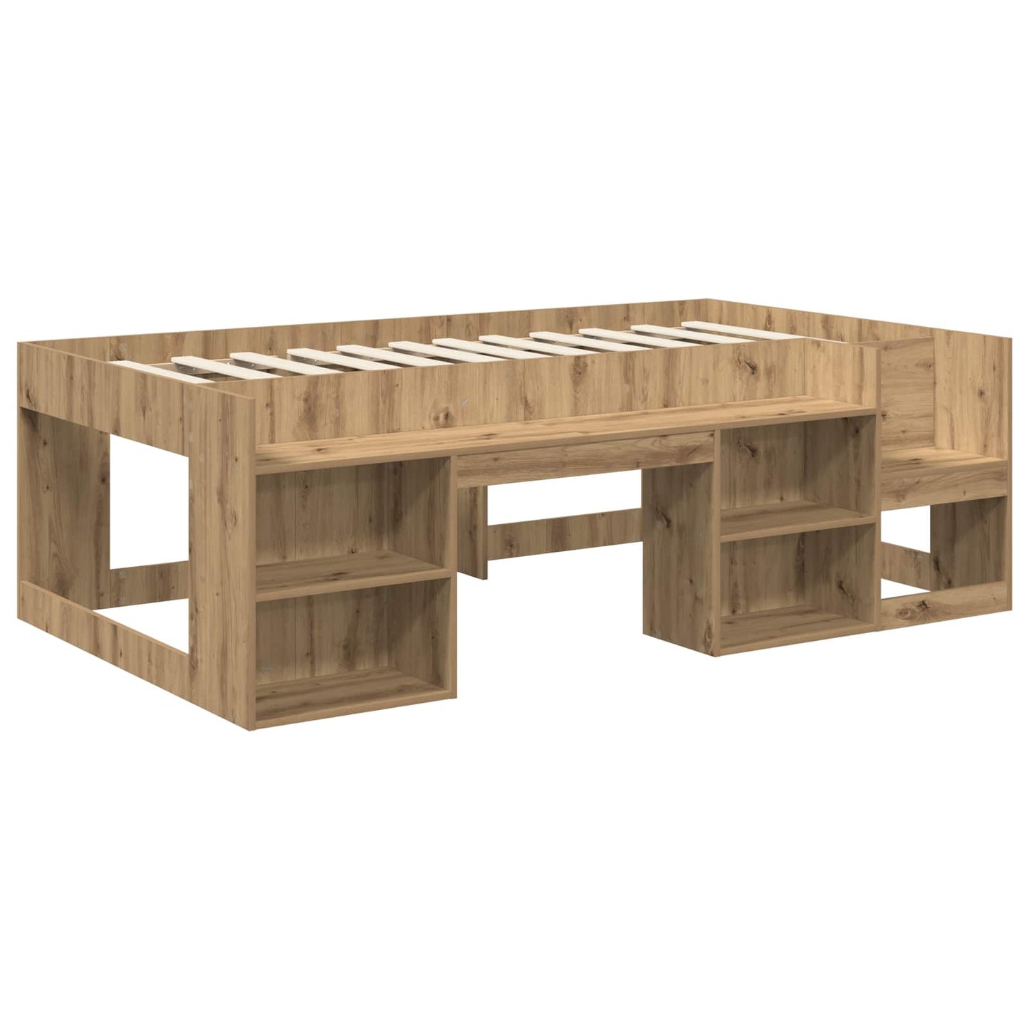 Telaio del letto con storage Rovere Artigianale 90 x 200 cm | homemem39