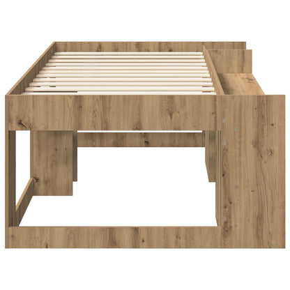 Telaio del letto con storage Rovere Artigianale 90 x 200 cm