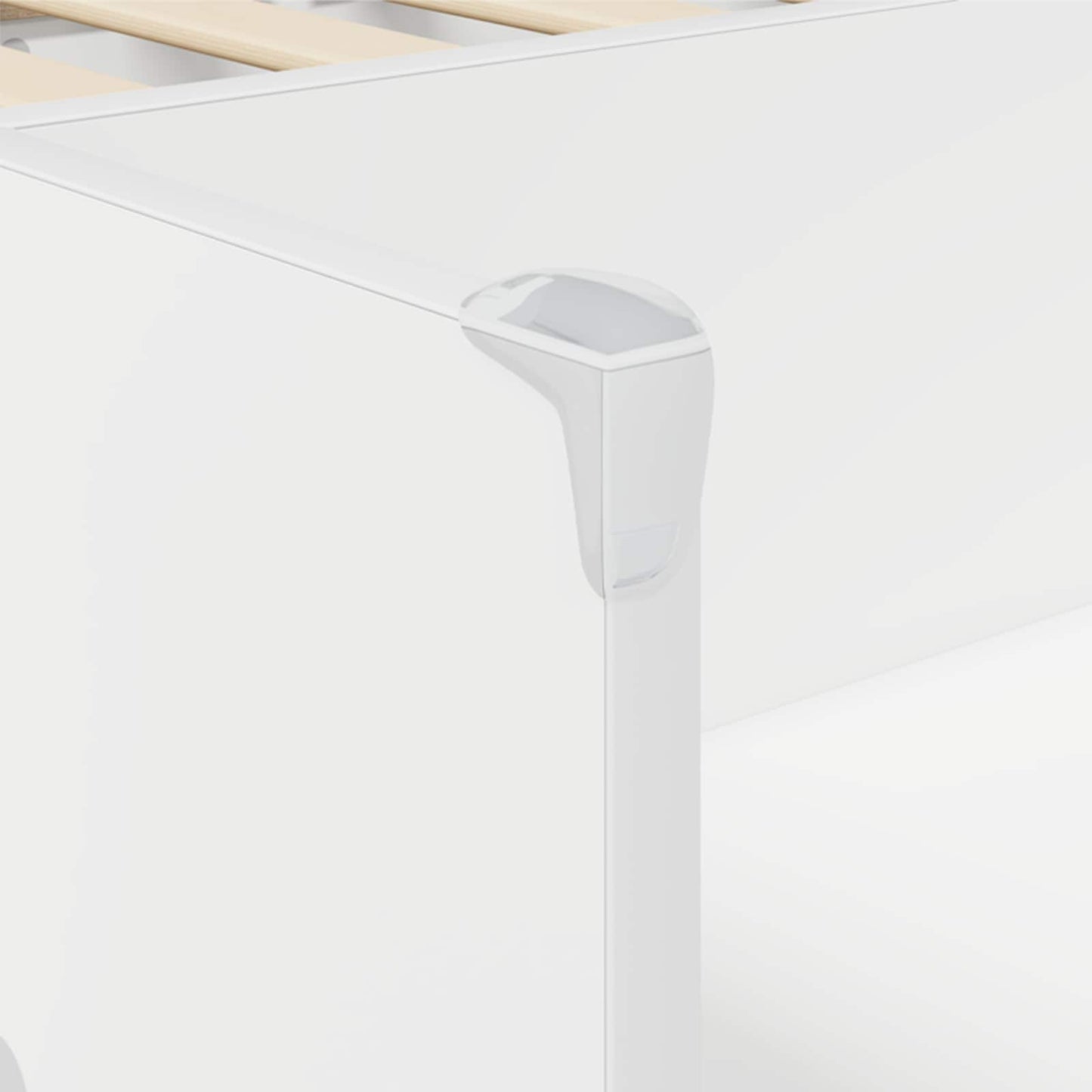 Telaio del letto con storage Bianco 98.5 x 200 cm | homemem39