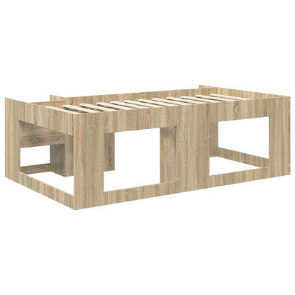 Telaio del letto con storage Rovere Sonoma 98.5 x 200 cm