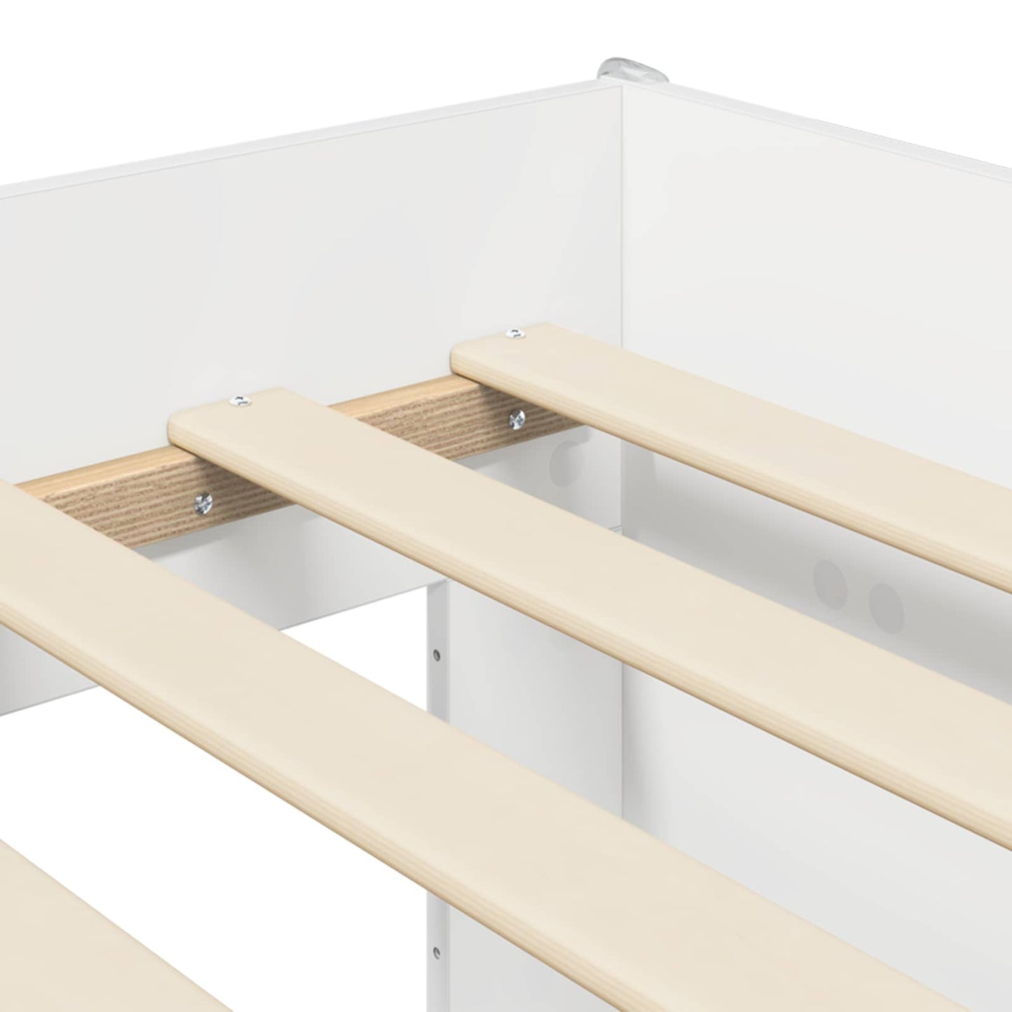 Telaio del letto con storage Bianco 80 x 160 cm | homemem39