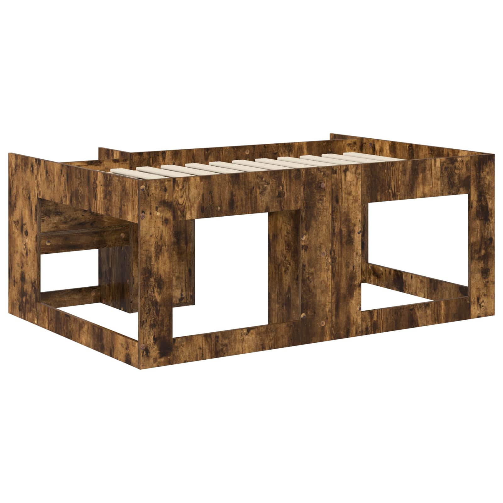 Telaio del letto con storage Rovere Fumo 80 x 160 cm | homemem39