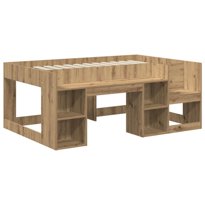 Telaio del letto con storage Rovere Artigianale 80 x 160 cm | homemem39