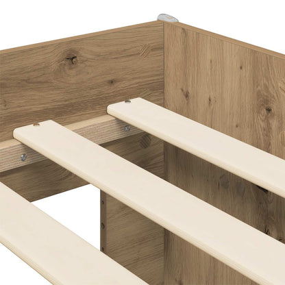 Telaio del letto con storage Rovere Artigianale 90 x 190 cm | homemem39