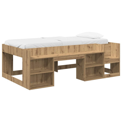Telaio del letto con storage Rovere Artigianale 75 x 190 cm | homemem39