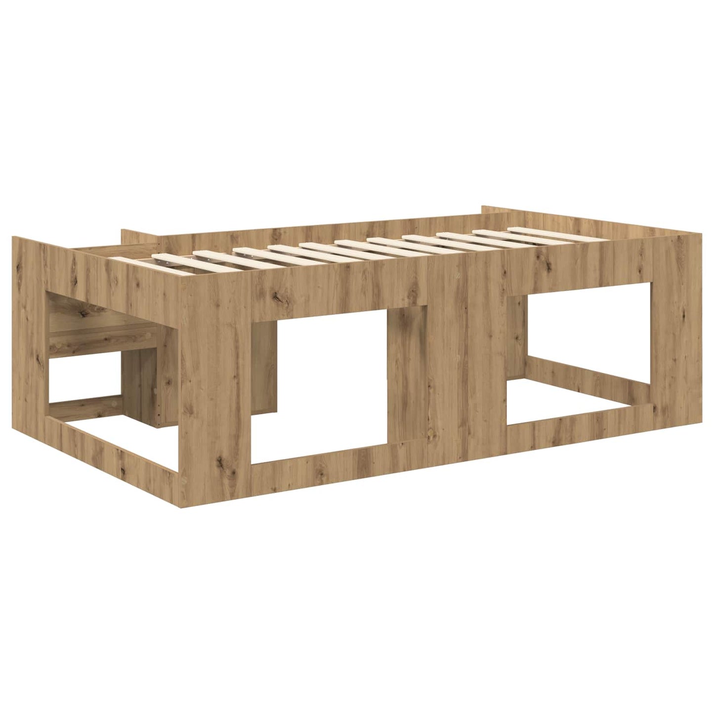 Telaio del letto con storage Rovere Artigianale 75 x 190 cm | homemem39