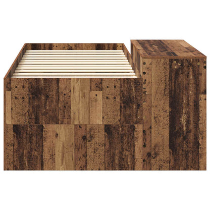 Letto alto per bambini con scrivania Legno antico 80 x 200 cm | homemem39