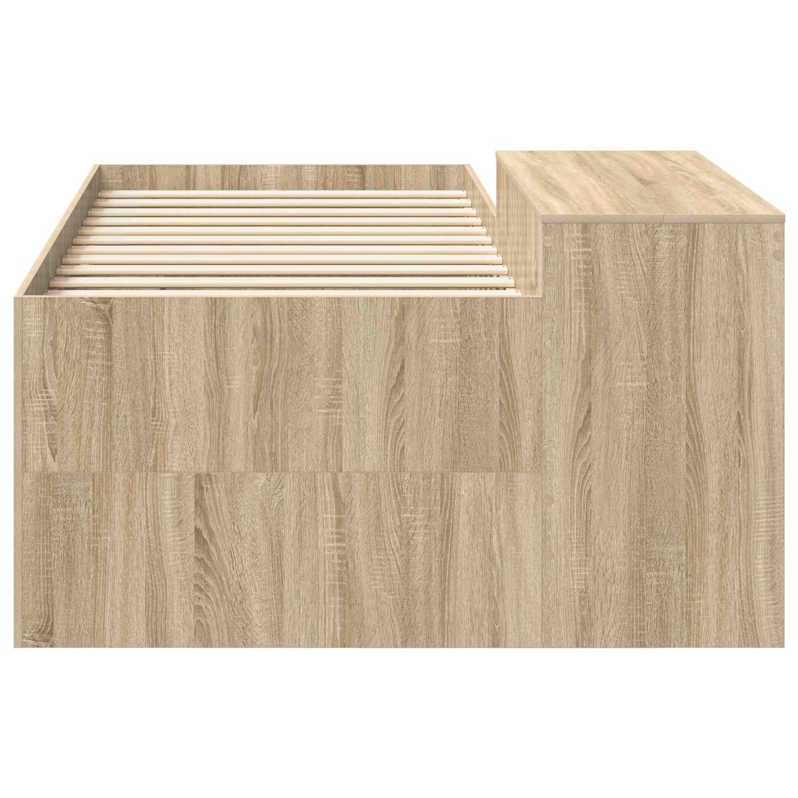 Letto alto per bambini con scrivania Rovere Sonoma 90 x 200 cm | homemem39
