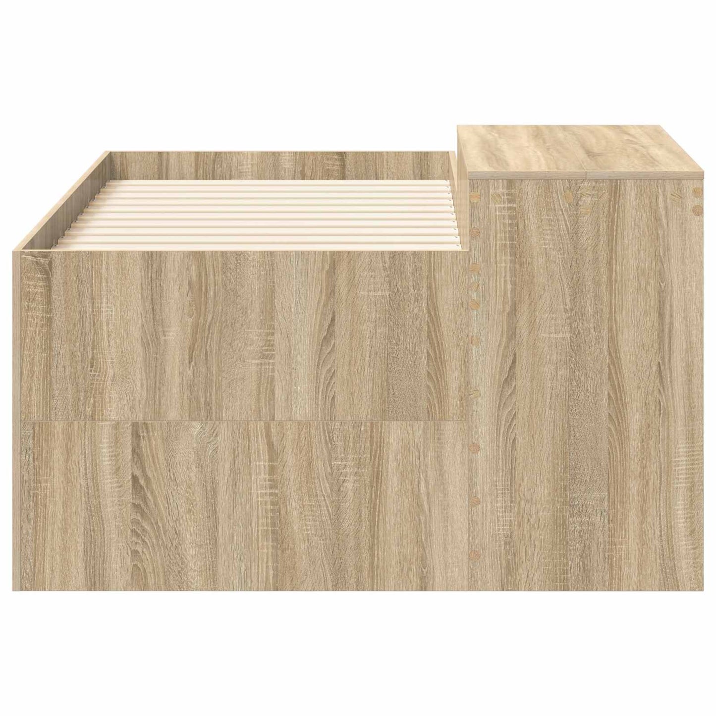 Letto alto per bambini con scrivania Rovere Sonoma 80 x 160 cm | homemem39