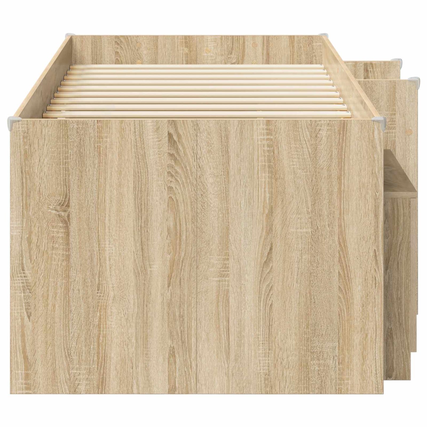Struttura Letto Loft con Mobile con porta 3 pz Rovere Sonoma | homemem39