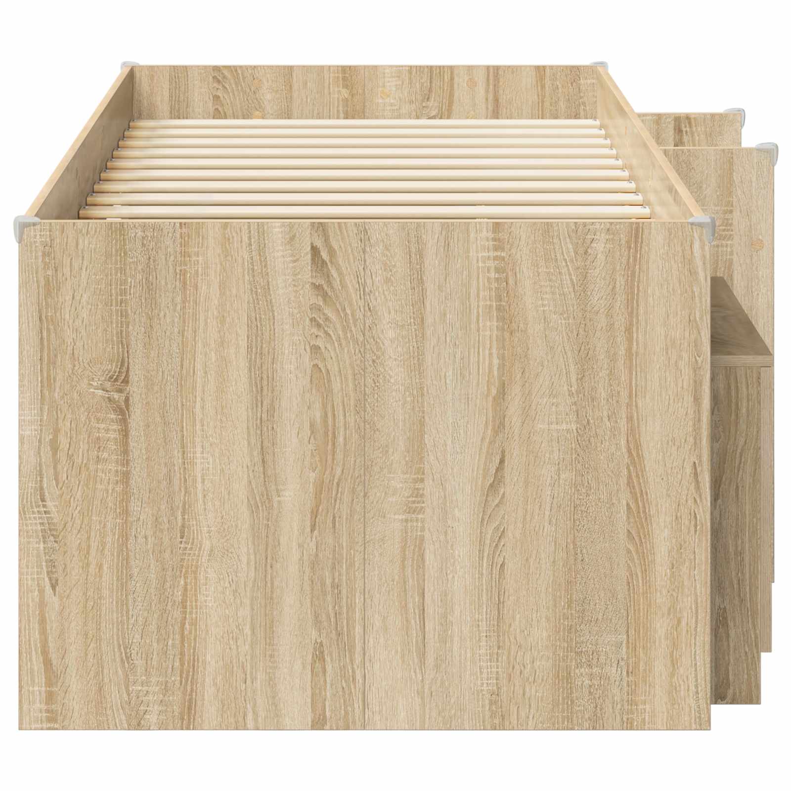 Struttura Letto Loft con Mobile con porta 3 pz Rovere Sonoma | homemem39