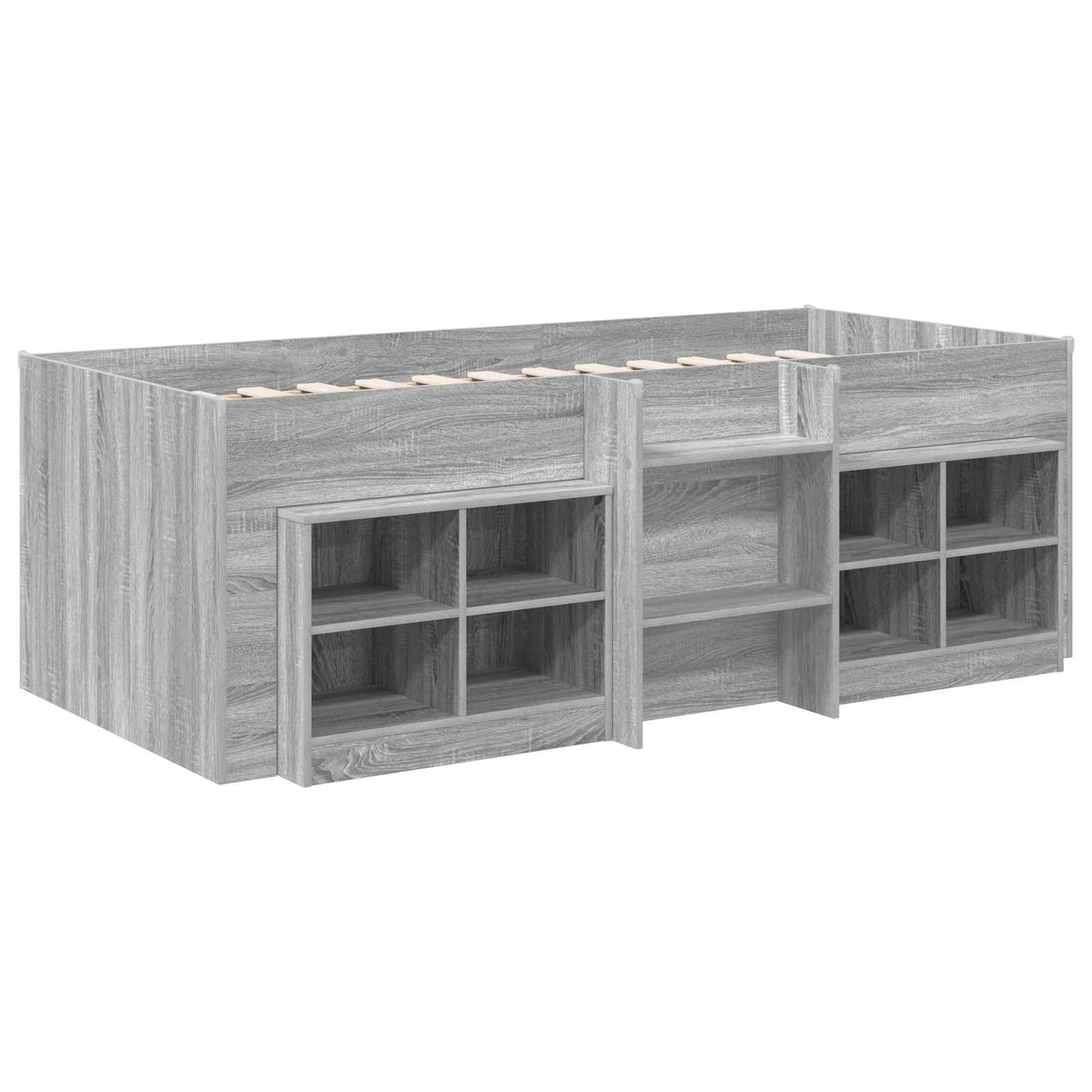 Struttura Letto Loft con Mobile 3 pz Sonoma grigio | homemem39