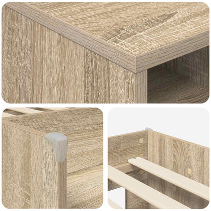 Struttura Letto Loft con Mobile 3 pz Rovere Sonoma | homemem39