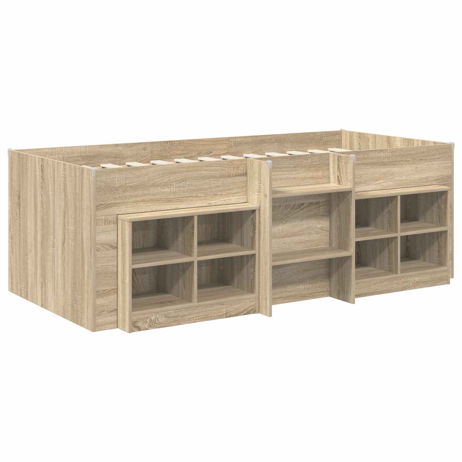 Struttura Letto Loft con Mobile 3 pz Rovere Sonoma | homemem39
