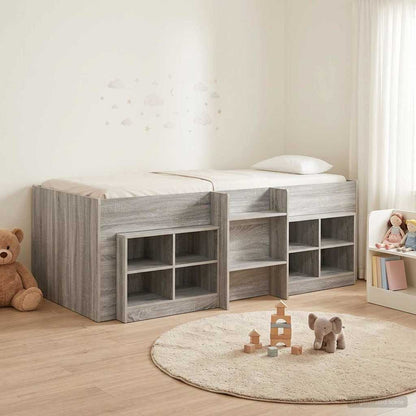 Struttura Letto Loft con Mobile 3 pz Sonoma grigio | homemem39