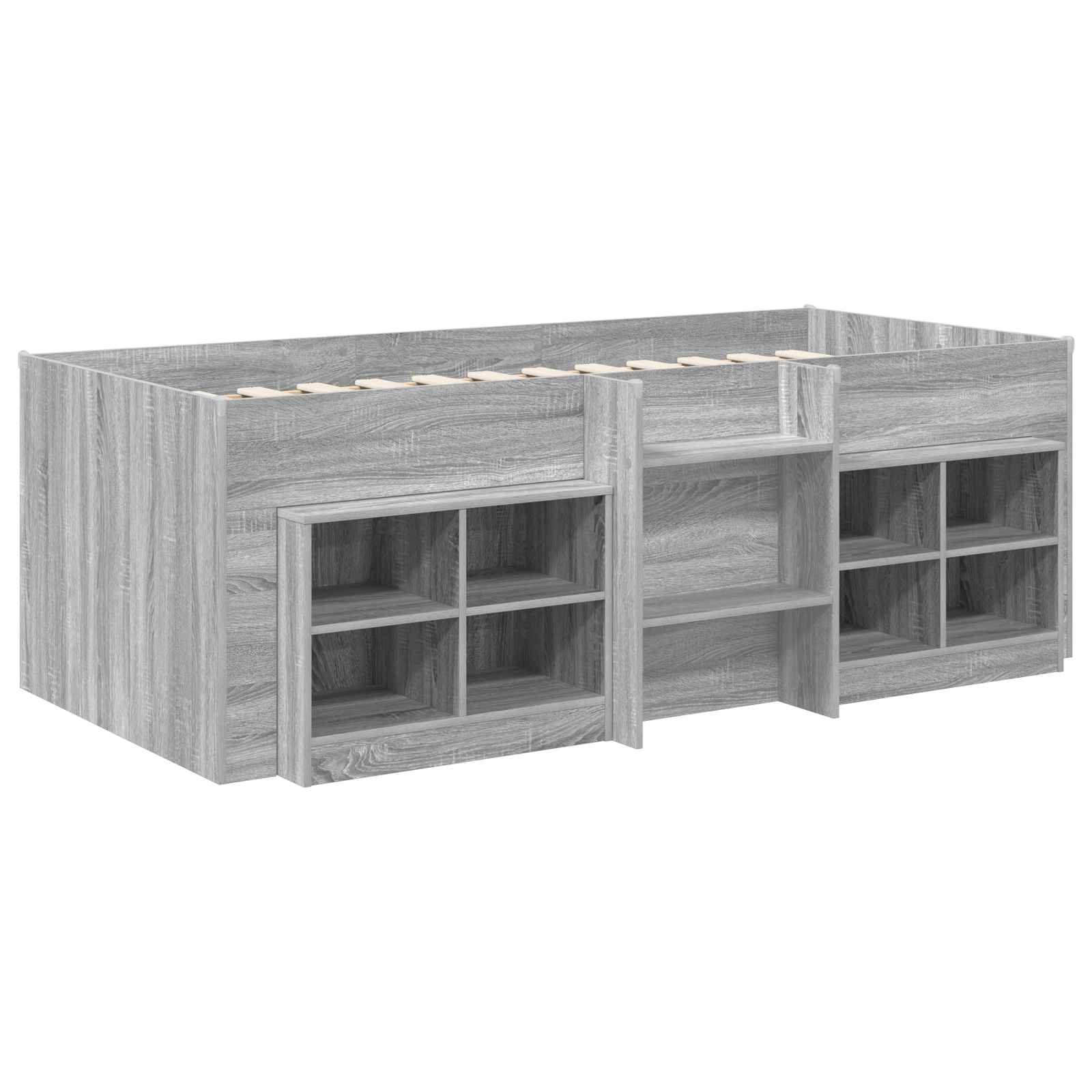 Struttura Letto Loft con Mobile 3 pz Sonoma grigio | homemem39
