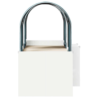 Letto con Tunnel 3 pz Bianco e azzurro Legno ingegnerizzato | homemem39