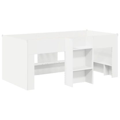 Letto con Tunnel 3 pz Bianco e Blu Legno ingegnerizzato | homemem39