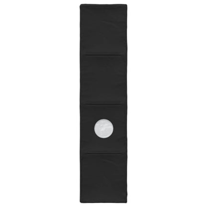 Letto con Tunnel 3 pz Bianco e Nero Legno ingegnerizzato | homemem39