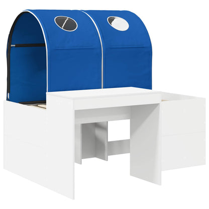 Letto con Tunnel 3 pz Rovere Artigianale e Blu | homemem39