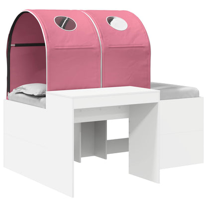 Letto con Tunnel 3 pz Rovere Artigianale e Rosa | homemem39