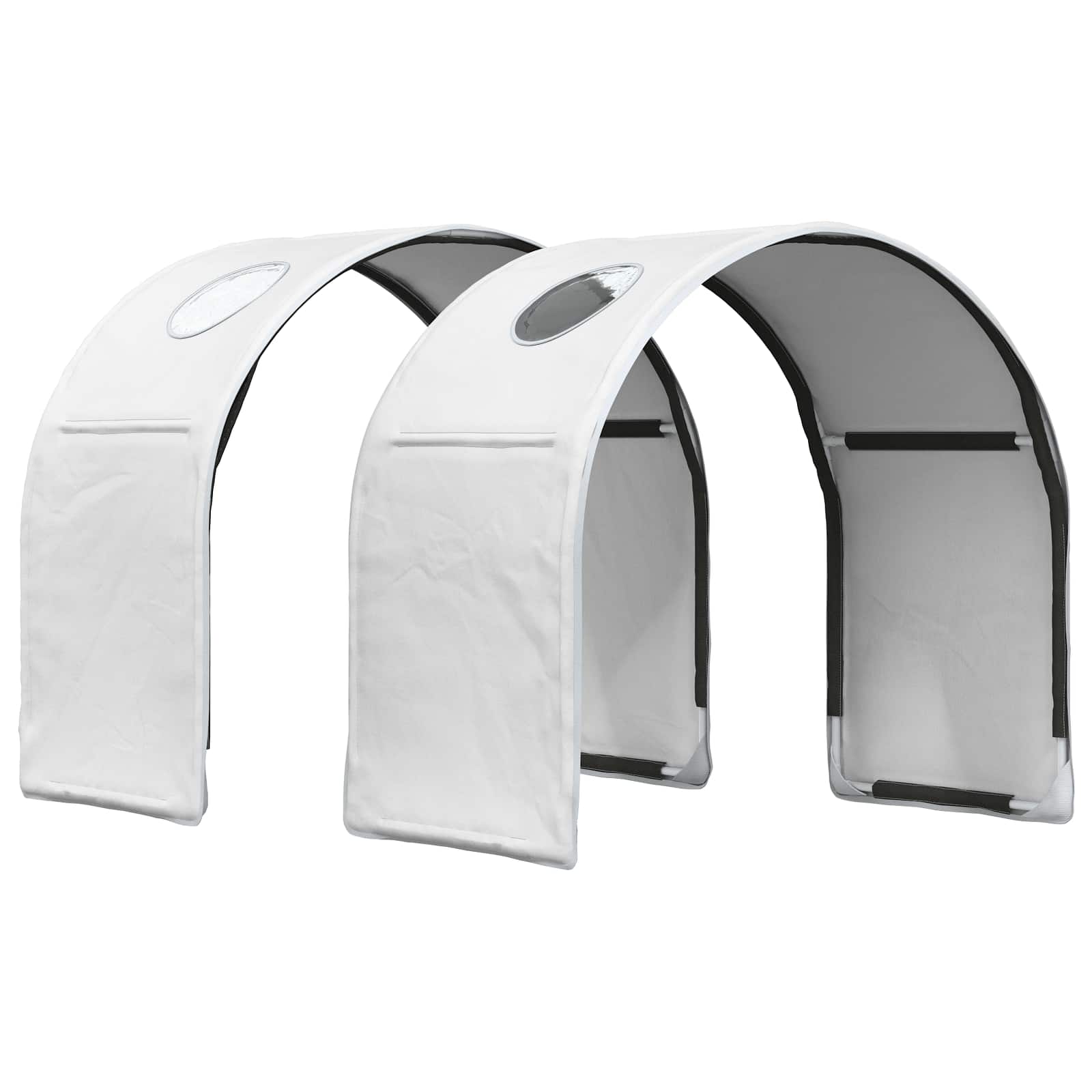 Letto con Tunnel 3 pz Rovere Artigianale e Bianco | homemem39