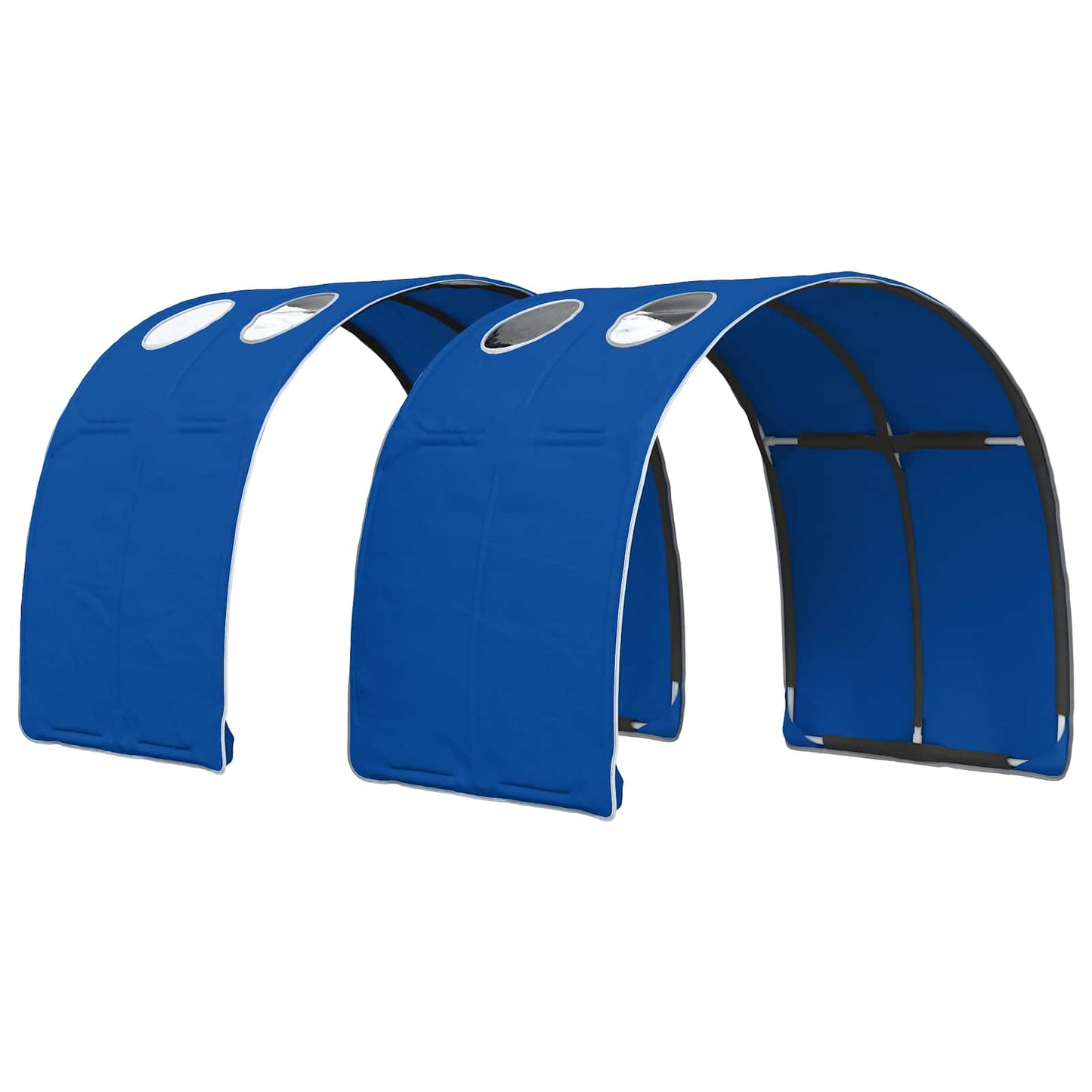 Letto con Tunnel 3 pz Rovere Sonoma e Blu Legno ingegnerizzato | homemem39