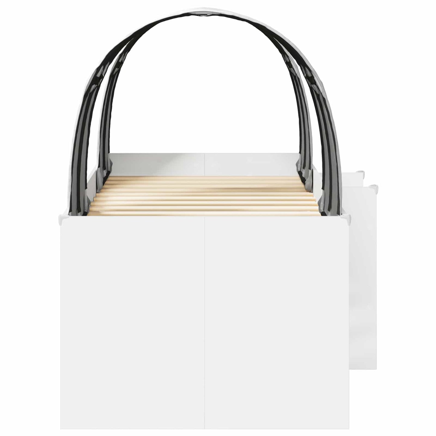 Letto con Tunnel 3 pz Bianco Legno ingegnerizzato | homemem39