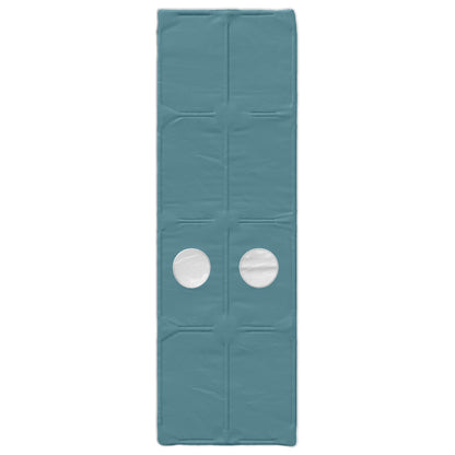 Letto con Tunnel 3 pz Bianco e azzurro Legno ingegnerizzato | homemem39