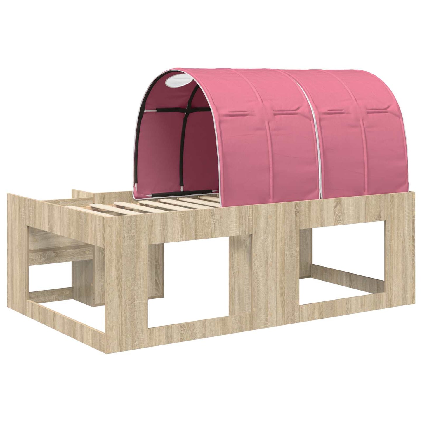 Letto con Tunnel 3 pz Sonoma e Rosa Legno ingegnerizzato | homemem39