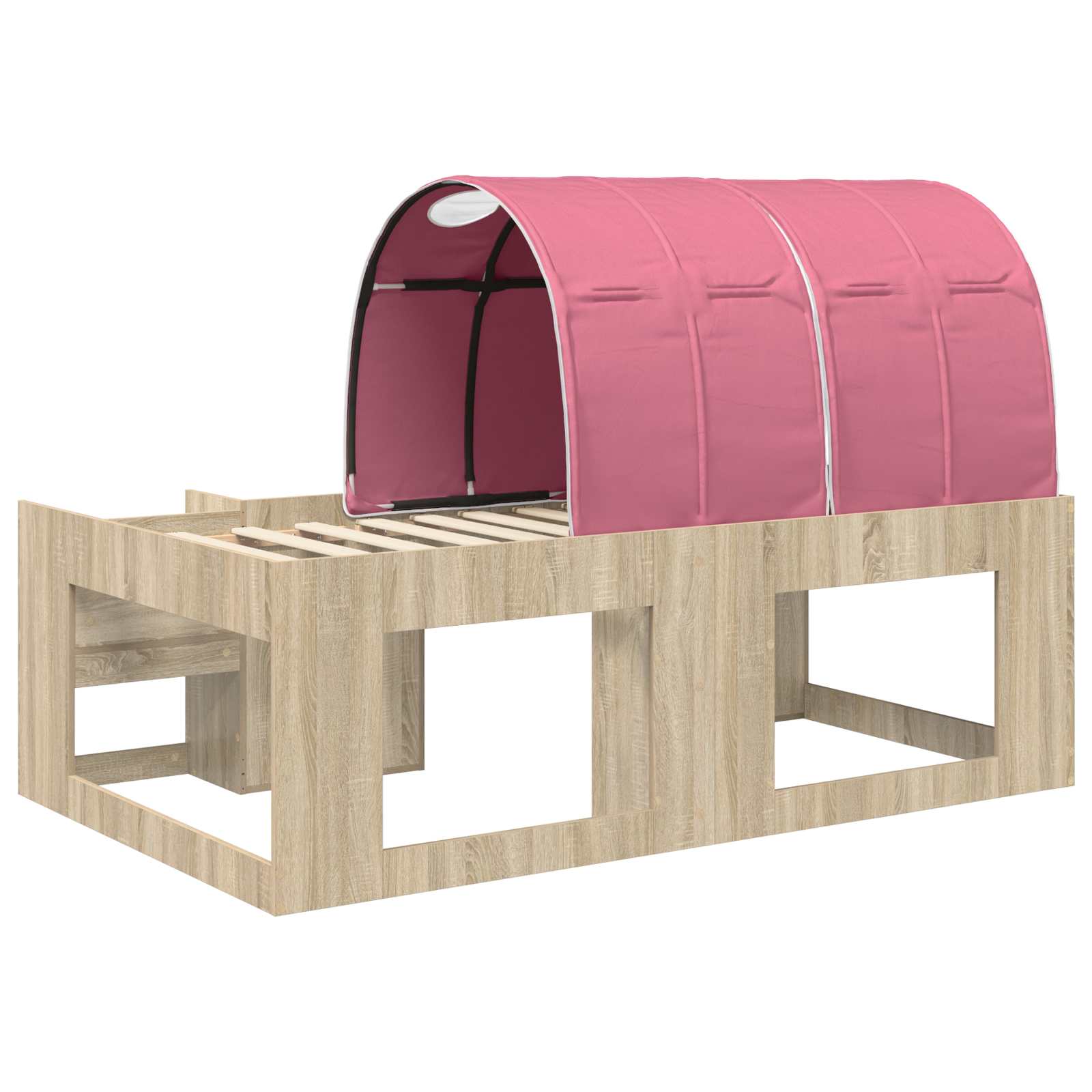 Letto con Tunnel 3 pz Sonoma e Rosa Legno ingegnerizzato | homemem39