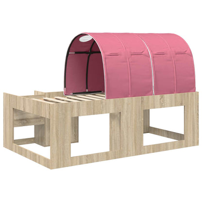 Letto con Tunnel 3 pz Sonoma e Rosa Legno ingegnerizzato | homemem39