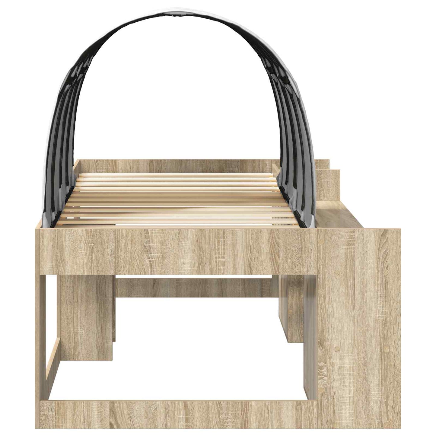Letto con Tunnel 3 pz Sonoma e Bianco Legno ingegnerizzato | homemem39