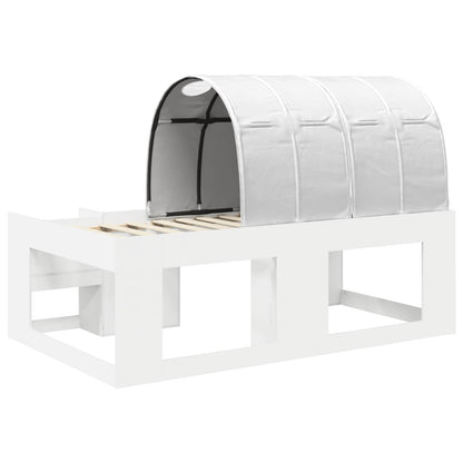 Letto alto per bambini con storage 3 pz Bianco | homemem39