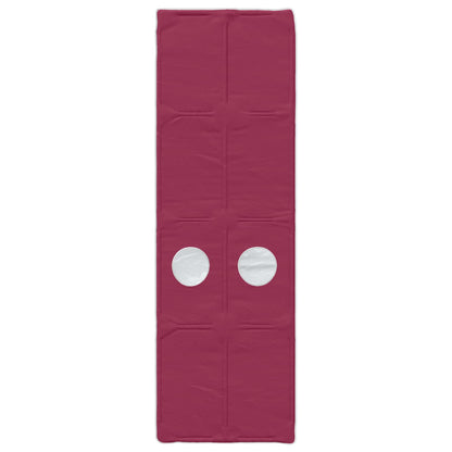 Letto con Tunnel 3 pz Bianco e Rosso Legno multistrato | homemem39