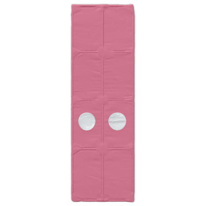 Letto con Tunnel 3 pz Bianco e Rosa Legno multistrato | homemem39