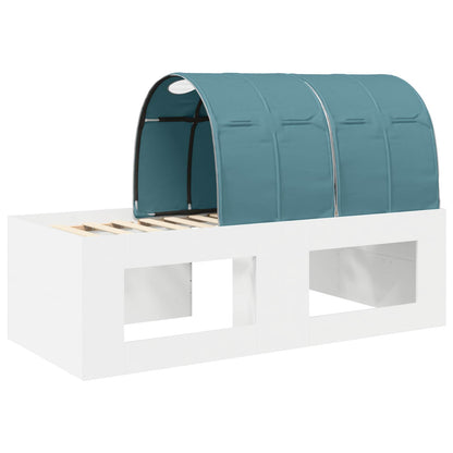 Letto con Tunnel 4 pcs Rovere Artigianale e Blu Chiaro | homemem39
