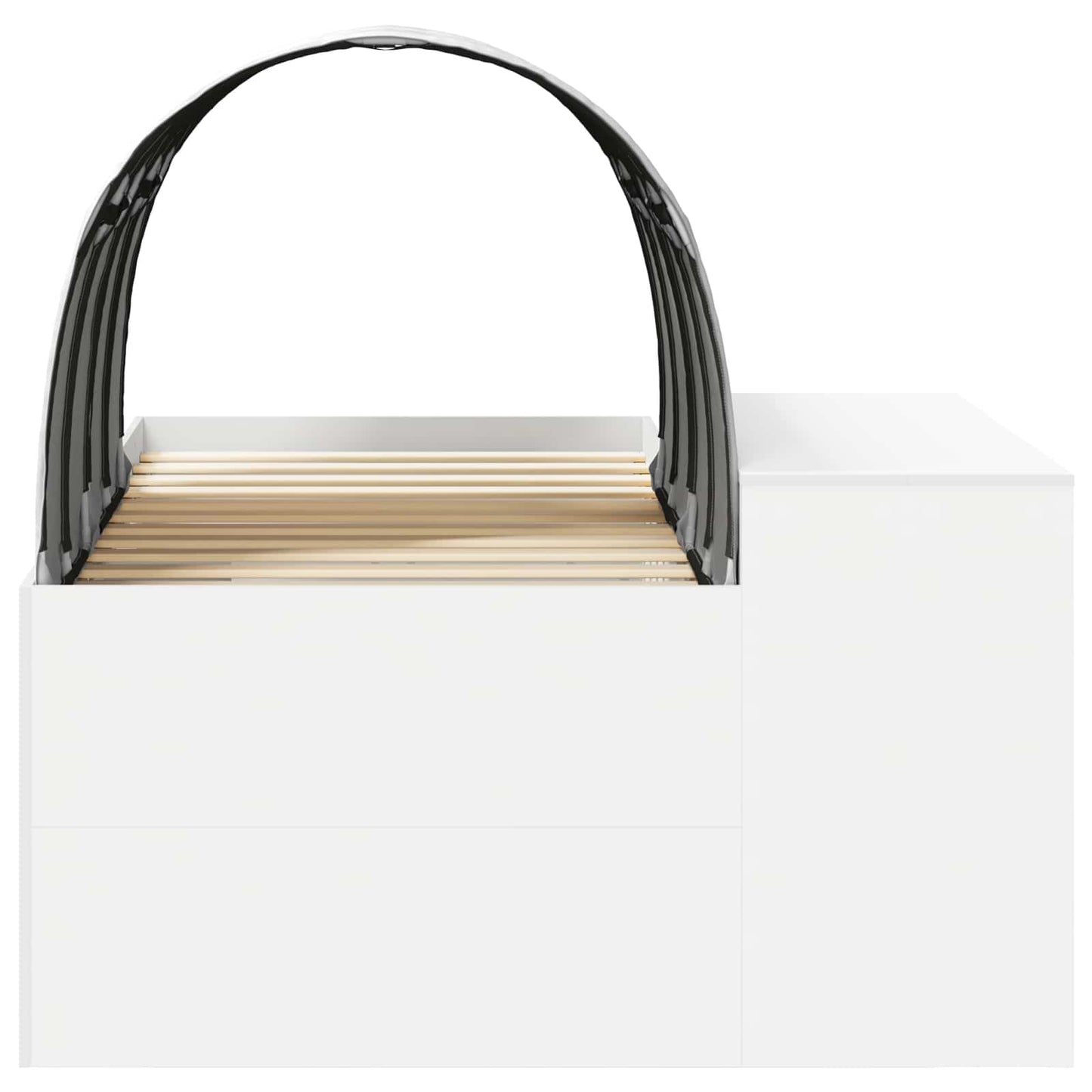 Letto con Tunnel 3 pz Bianco Legno ingegnerizzato | homemem39