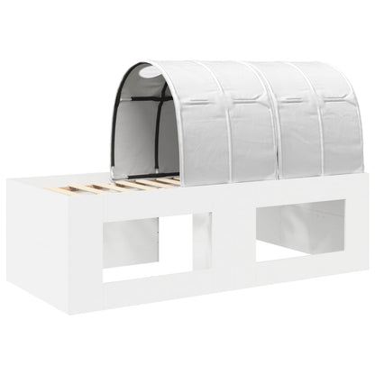 Letto con Tunnel 3 pz Bianco 118,6 x 193,2 x 75,1 cm