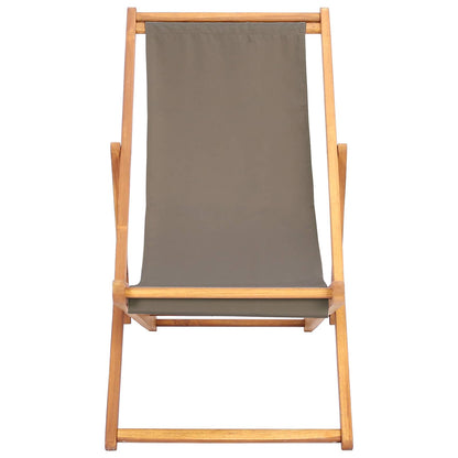 Sedia da spiaggia Tortora Legno di teak solido