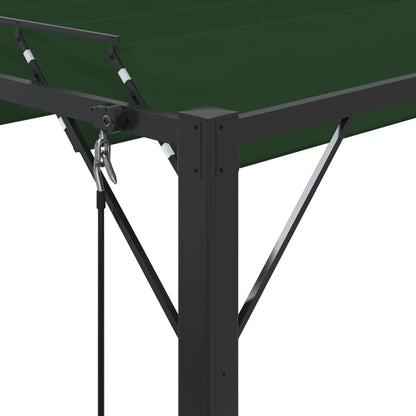 Gazebo con tetto ventilato Verde 3 x 3 x 2,14 m | homemem39