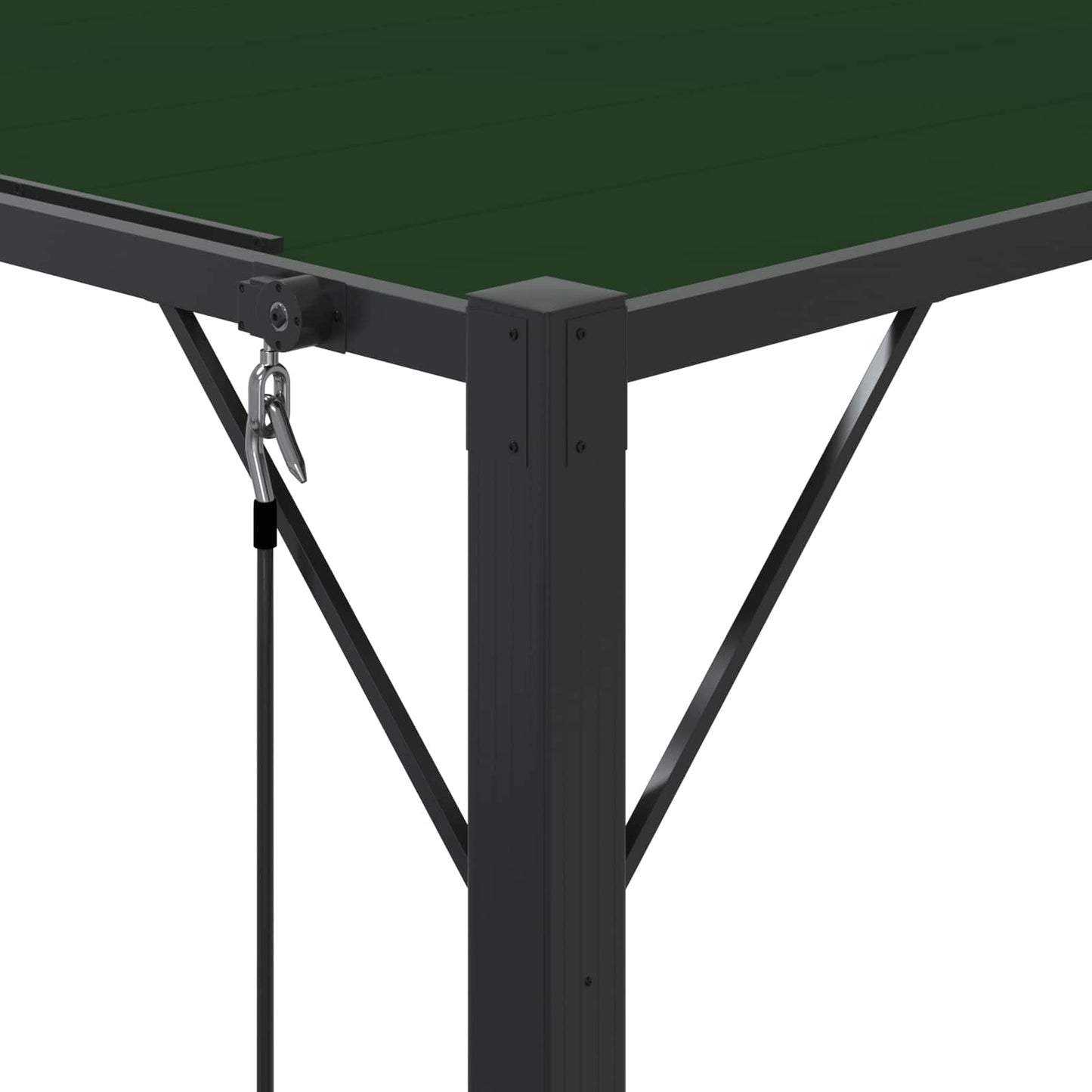Gazebo con tetto ventilato Verde 3 x 3 x 2,14 m | homemem39