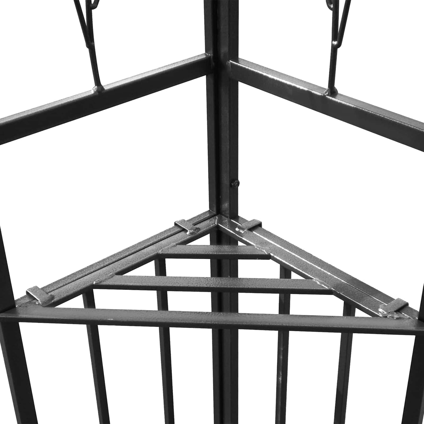 Gazebo 3 x 3 x 2,68 m Verde Poliestere e Acciaio | homemem39